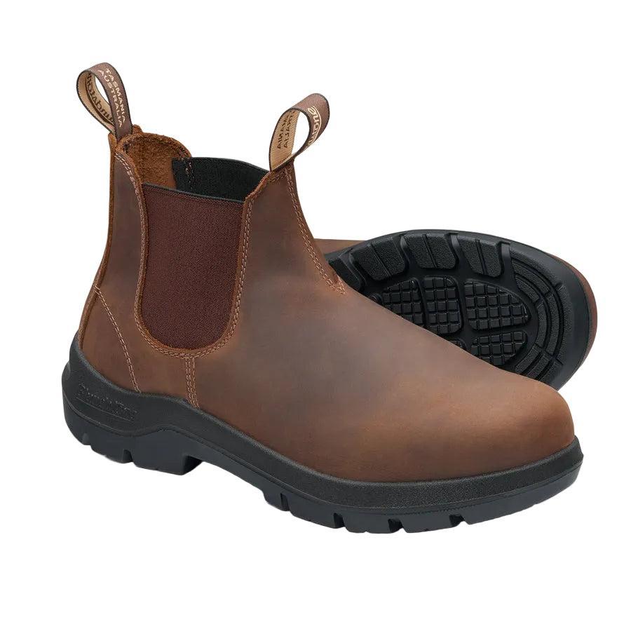 Blundstone 720 WorkLife Teak Leather Elastic Side Boot-Queensland Workwear Supplies