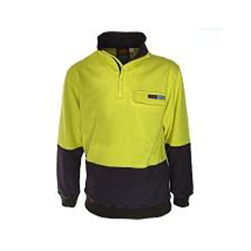 DNC HiVis 1/2 Zip FR & HRC2 Jumper - 3423 - DNC Workwear Shop
