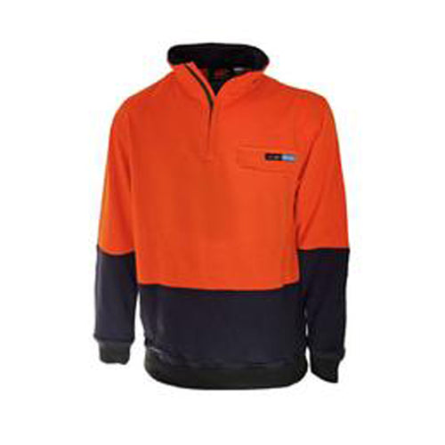 DNC HiVis 1/2 Zip FR & HRC2 Jumper - 3423 - DNC Workwear Shop