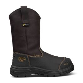 Oliver 240mm Brown Pull on Riggers Boot - 100% Waterproof - 65-493 - Brown - DNC Shop