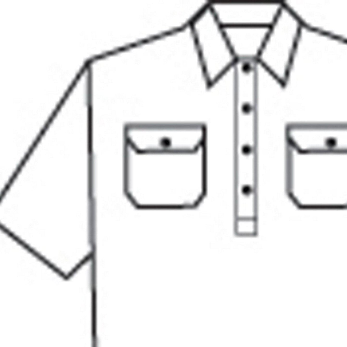 DNC Cotton Drill Closed Front Short Sleeve Work Shirt - 3203 - DNC Workwear Shop