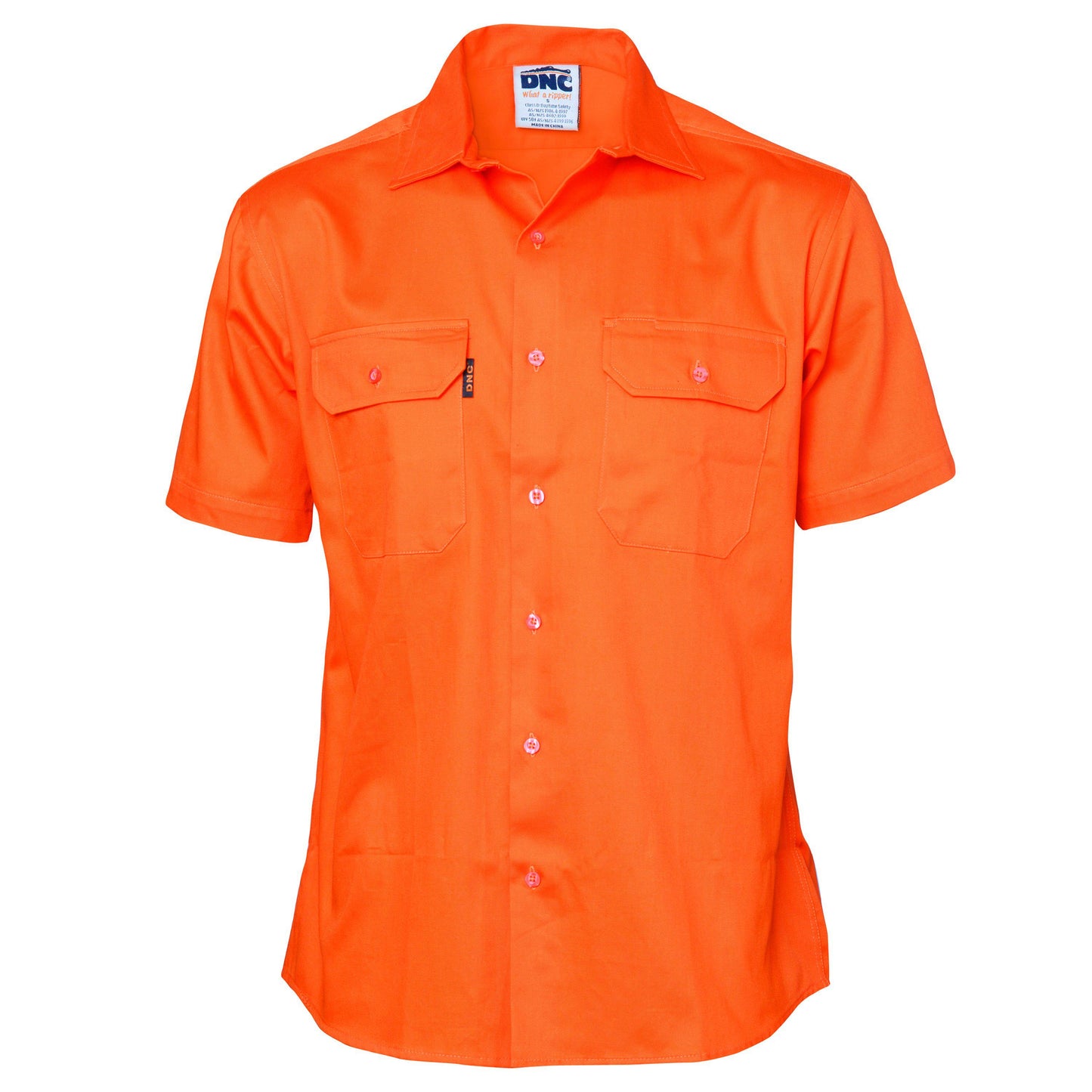 DNC Cotton Short Sleeve Drill Work Shirt - 3201 - DNC Workwear Shop