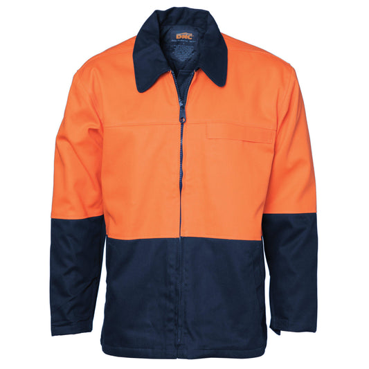 DNC HiVis 2-Tone Protector or Drill Jacket - 3868 - DNC Workwear Shop