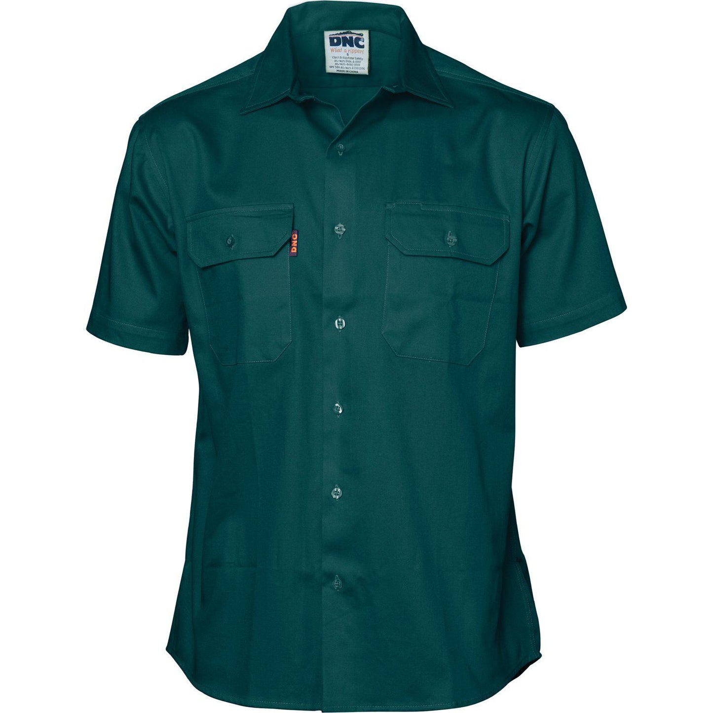 DNC HiVis Cool-Breeze Short Sleeve Work Shirt - 3207 - DNC Workwear Shop