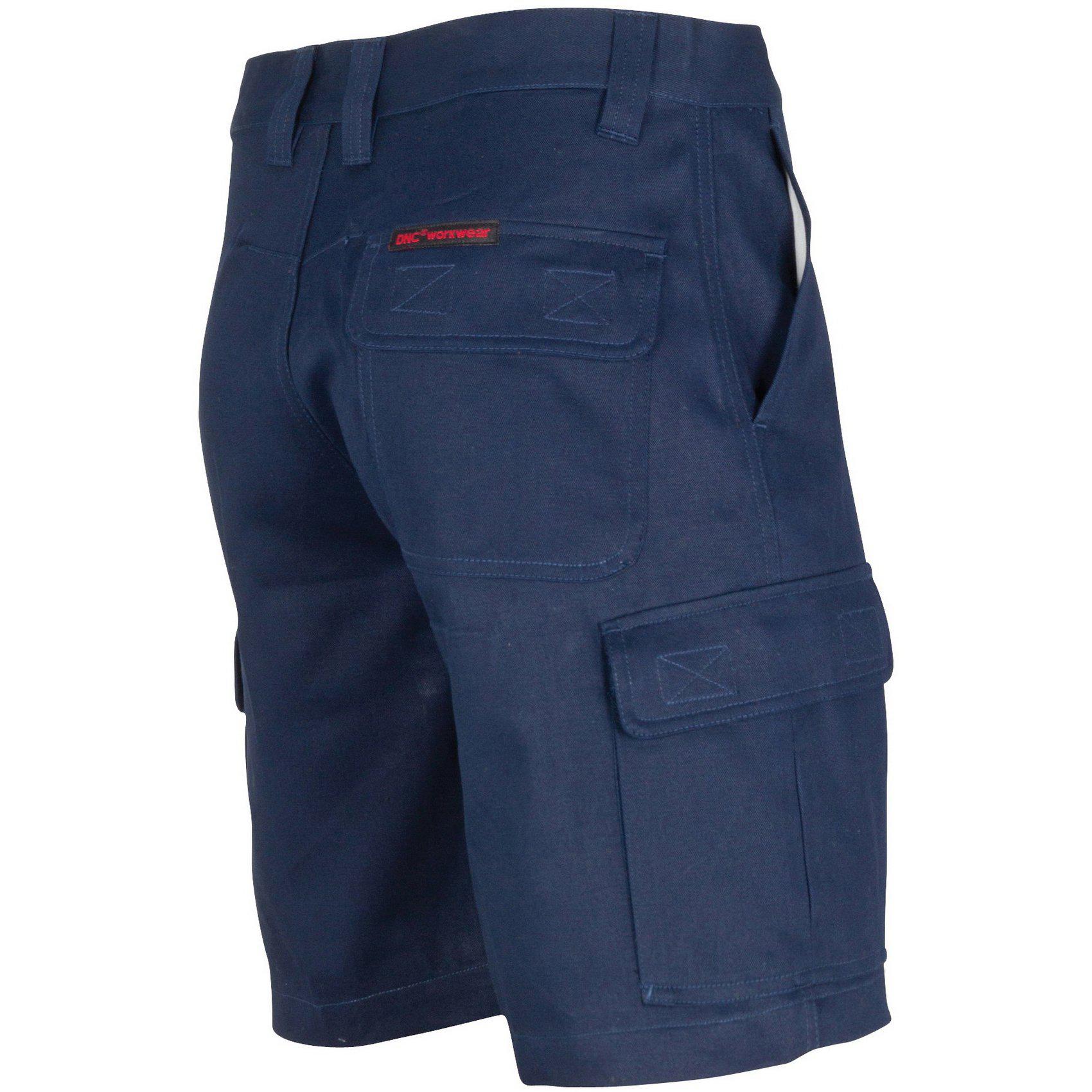 DNC Middle Weight Double Slant Cargo Shorts (Shorter Leg Length) - 3358 - DNC Workwear Shop