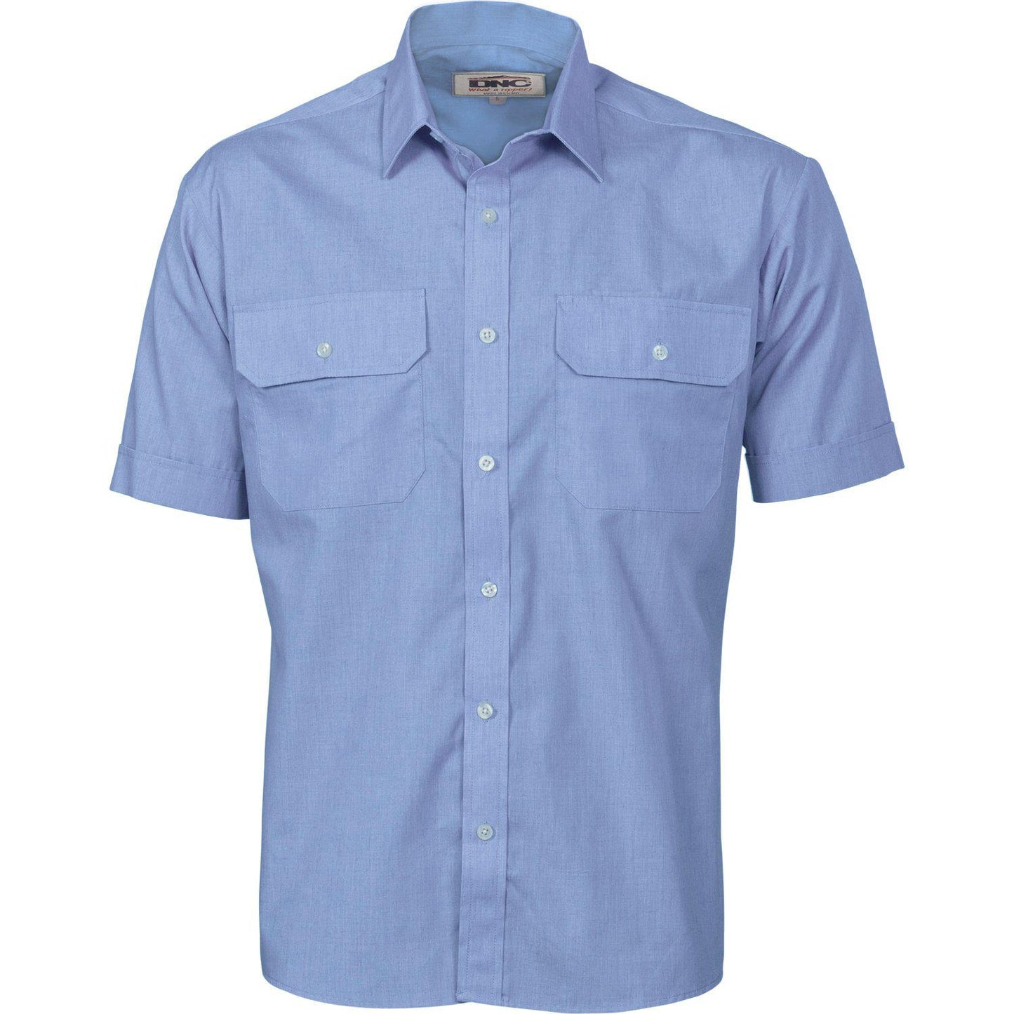 DNC Polyester Cotton Short Sleeve Work Shirt - 3211 - DNC Workwear Shop