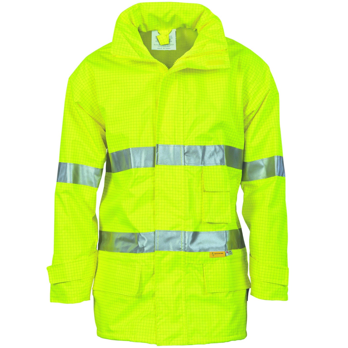 DNC Taped HiVis Breathable Anti-Static Jacket - 3875 - DNC Workwear Shop