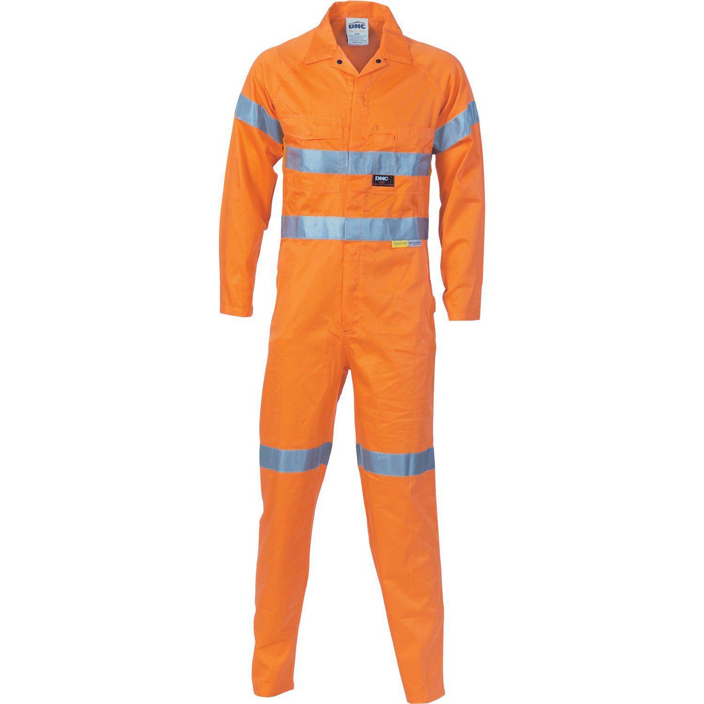 DNC Taped HiVis Cool-Breeze Light Weight Cotton Coverall - 3956 - DNC Workwear Shop