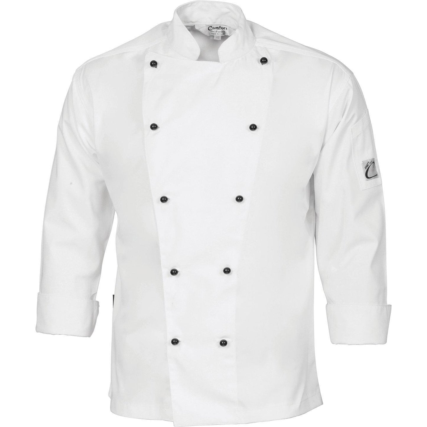 DNC Traditional Chef Long Sleeve Jacket - 1102 - DNC Workwear Shop
