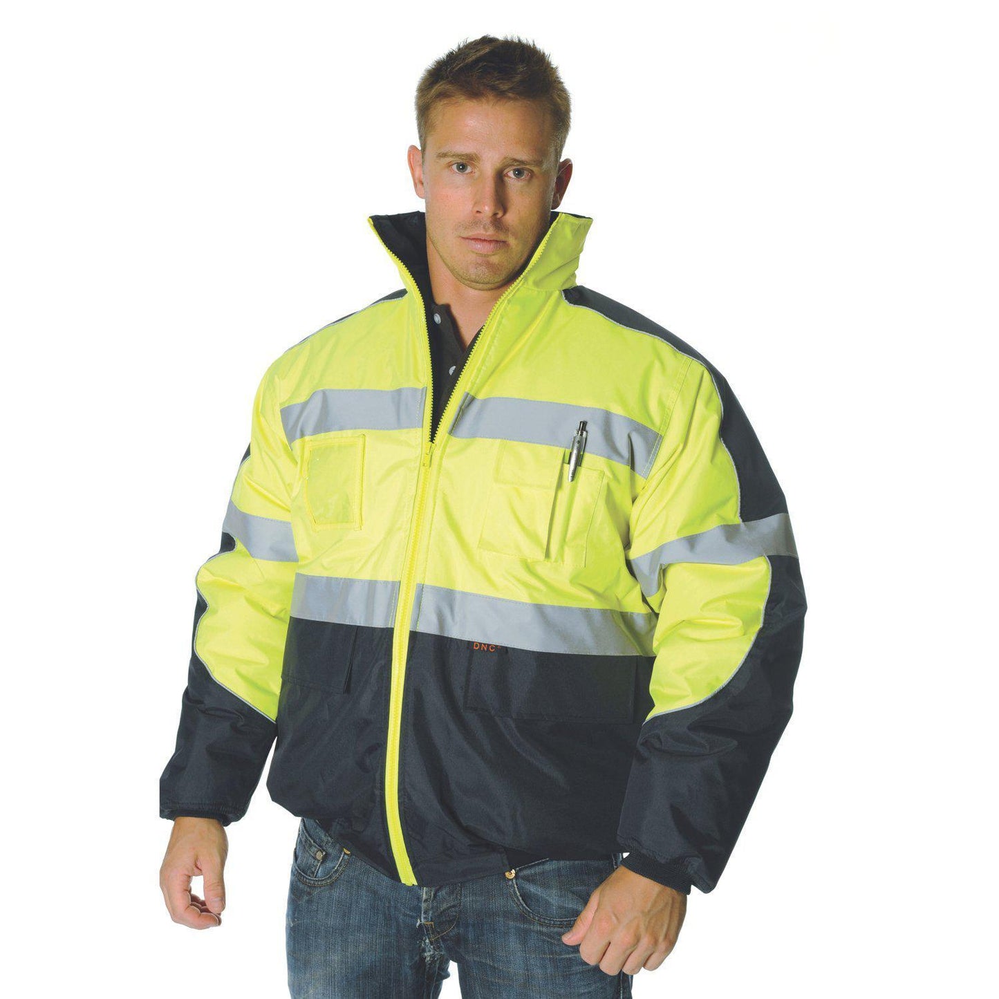 HiVis D/N Contrast Bomber Jacket - 3992 - DNC Workwear Shop
