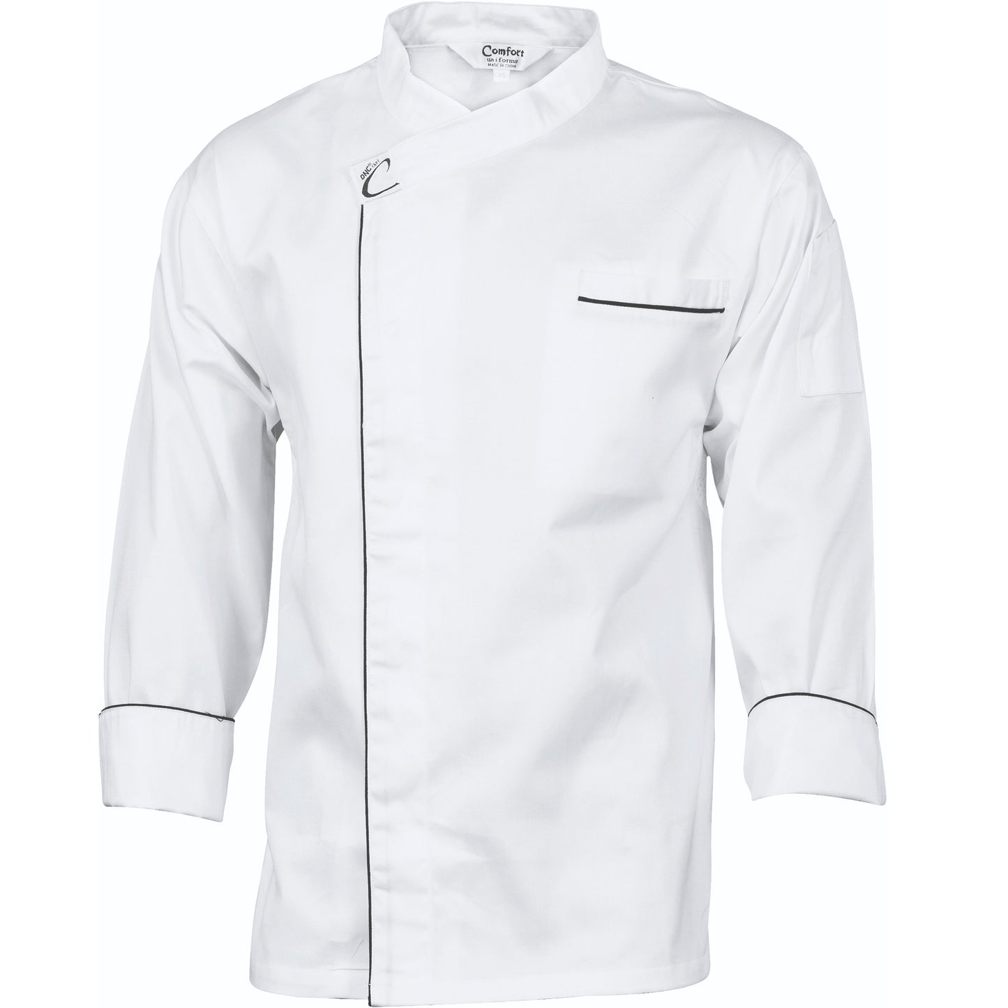 DNC Cool Breeze Modern Long Sleeve Chef Jacket - 1124 - DNC Workwear Shop