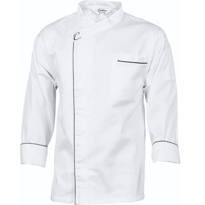 DNC Cool Breeze Modern Long Sleeve Chef Jacket - 1124 - DNC Workwear Shop