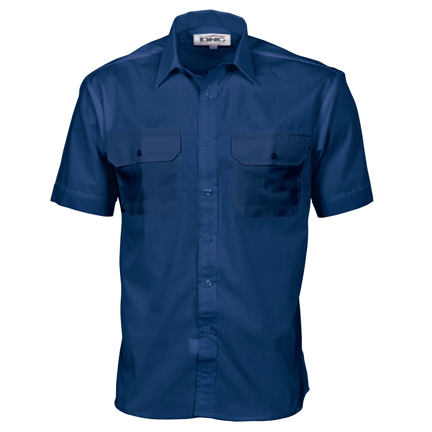 DNC Polyester Cotton Short Sleeve Work Shirt - 3211 - DNC Workwear Shop