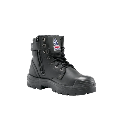 Steel Blue Argyle Zip Sided TPU/Bump Cap Boot - 332152 - Black - DNC Shop