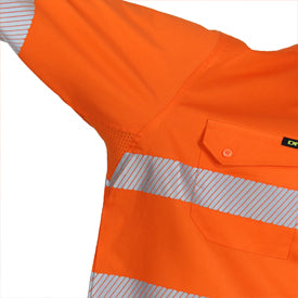 DNC HiVis Segment Taped Coolight Shirt - 3647 - DNC Workwear Shop