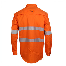 DNC HiVis Segment Taped Coolight Shirt - 3647 - DNC Workwear Shop