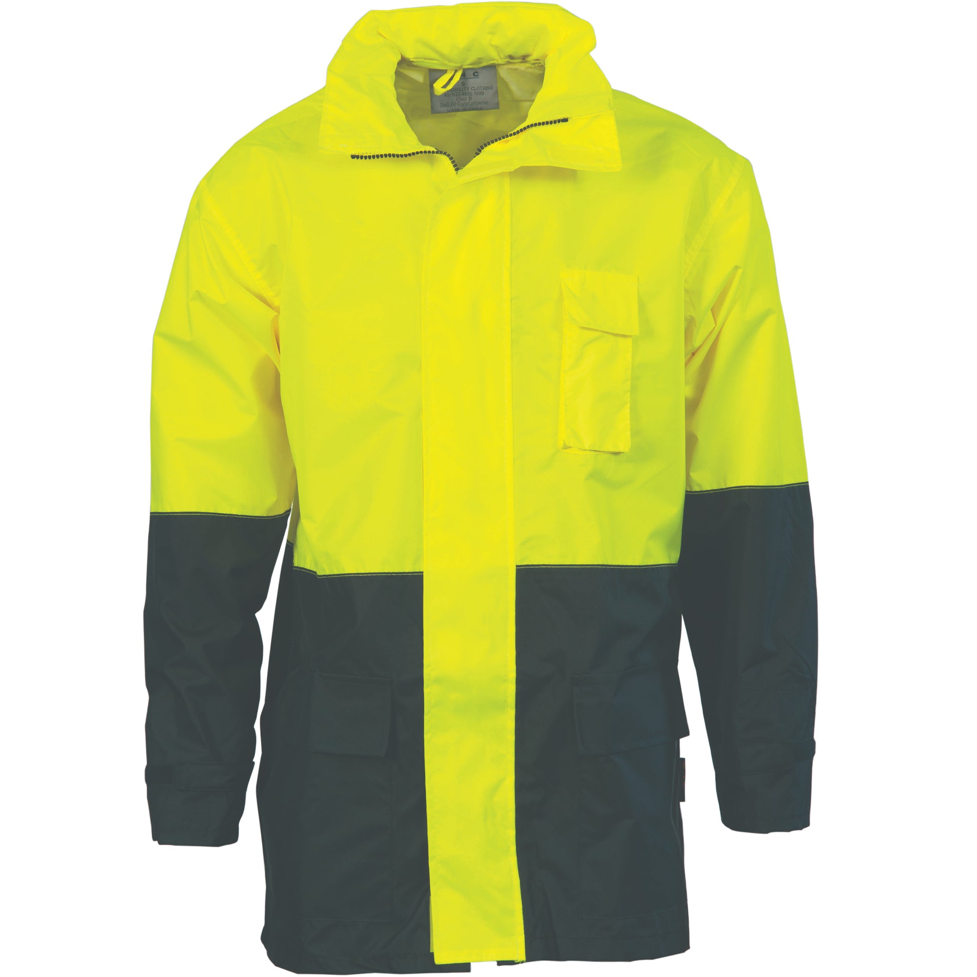 DNC HiVis Lightweight Rain Jacket - 3877 - DNC Workwear Shop