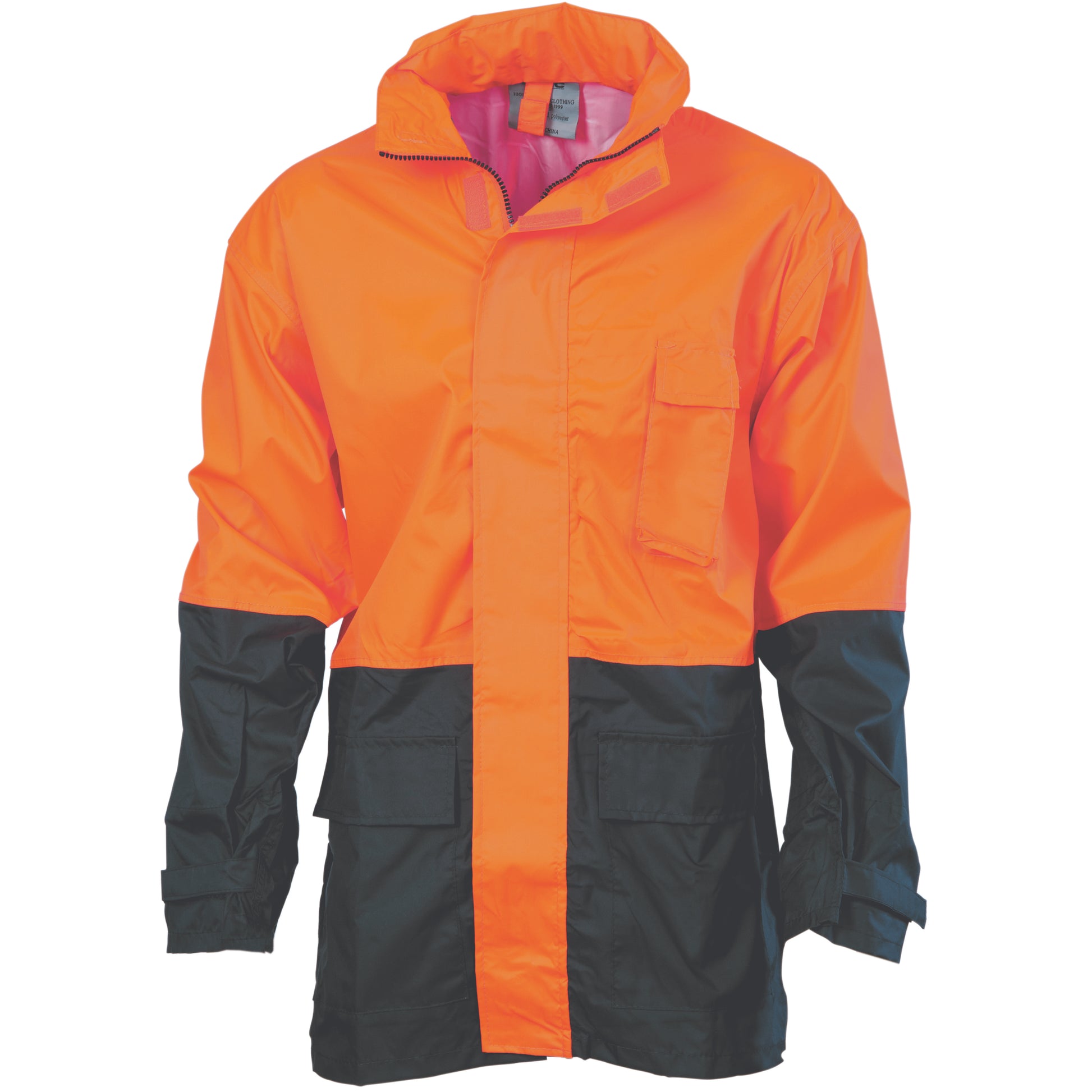 DNC HiVis Lightweight Rain Jacket - 3877 - DNC Workwear Shop