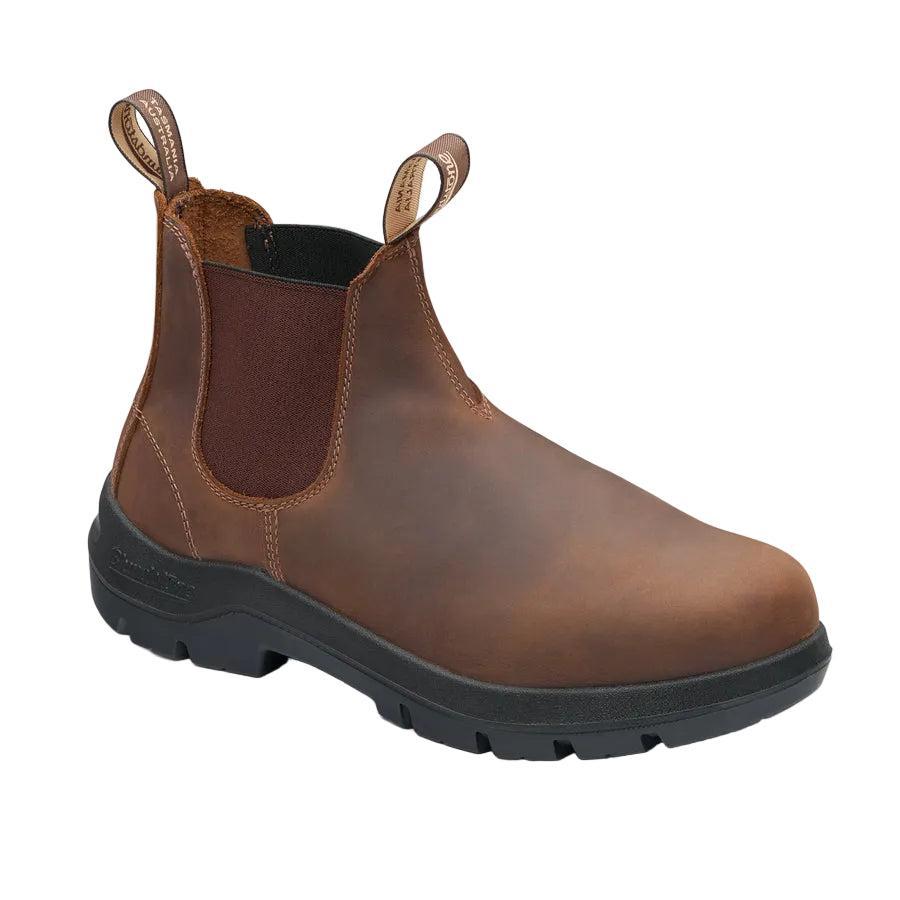 Blundstone 720 WorkLife Teak Leather Elastic Side Boot-Queensland Workwear Supplies