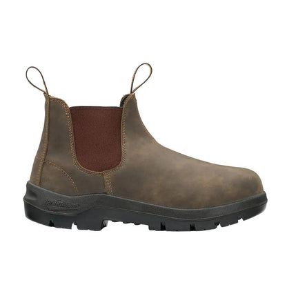 Blundstone 730 WorkLife Rustic Brown Leather Elastic Side Boot-Queensland Workwear Supplies