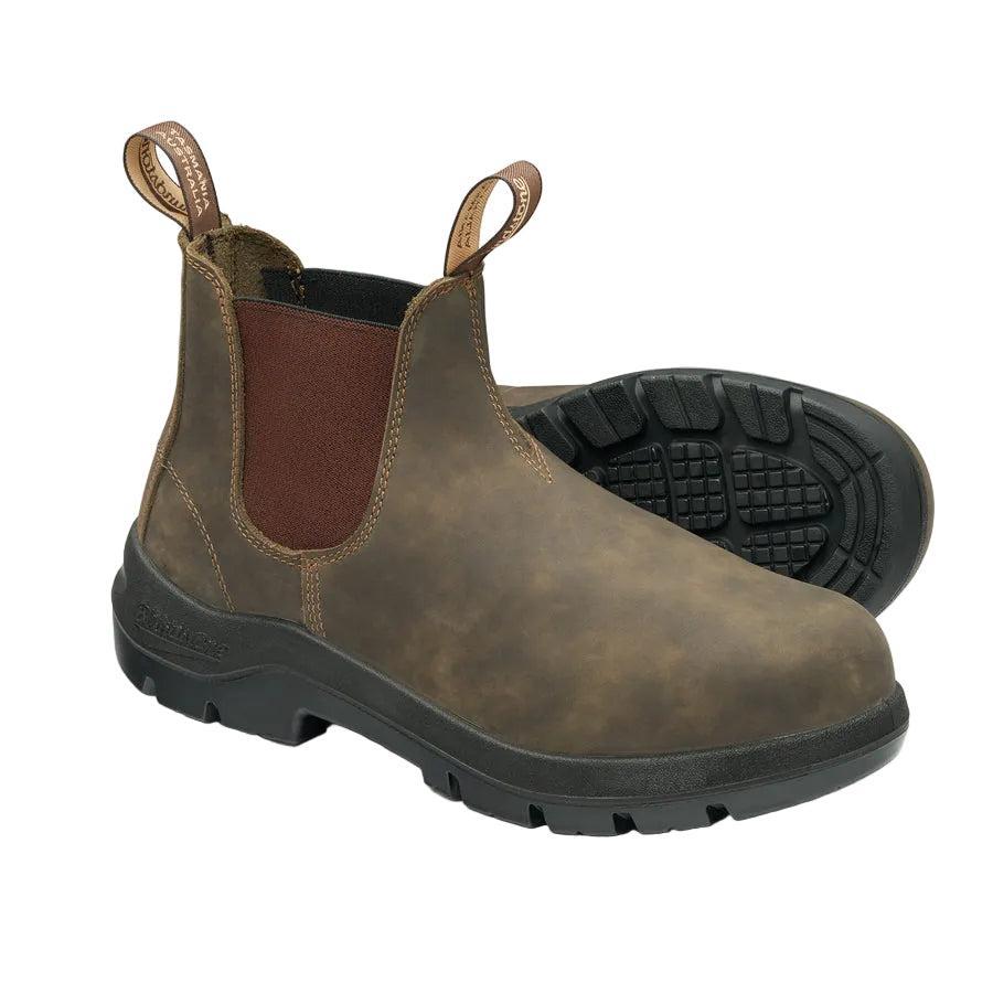 Blundstone 730 WorkLife Rustic Brown Leather Elastic Side Boot-Queensland Workwear Supplies