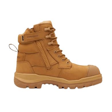 Blundstone RotoFlex Wheat Water Resistant Nubuck Zip Side Safety Boot - 8560-Queensland Workwear Supplies