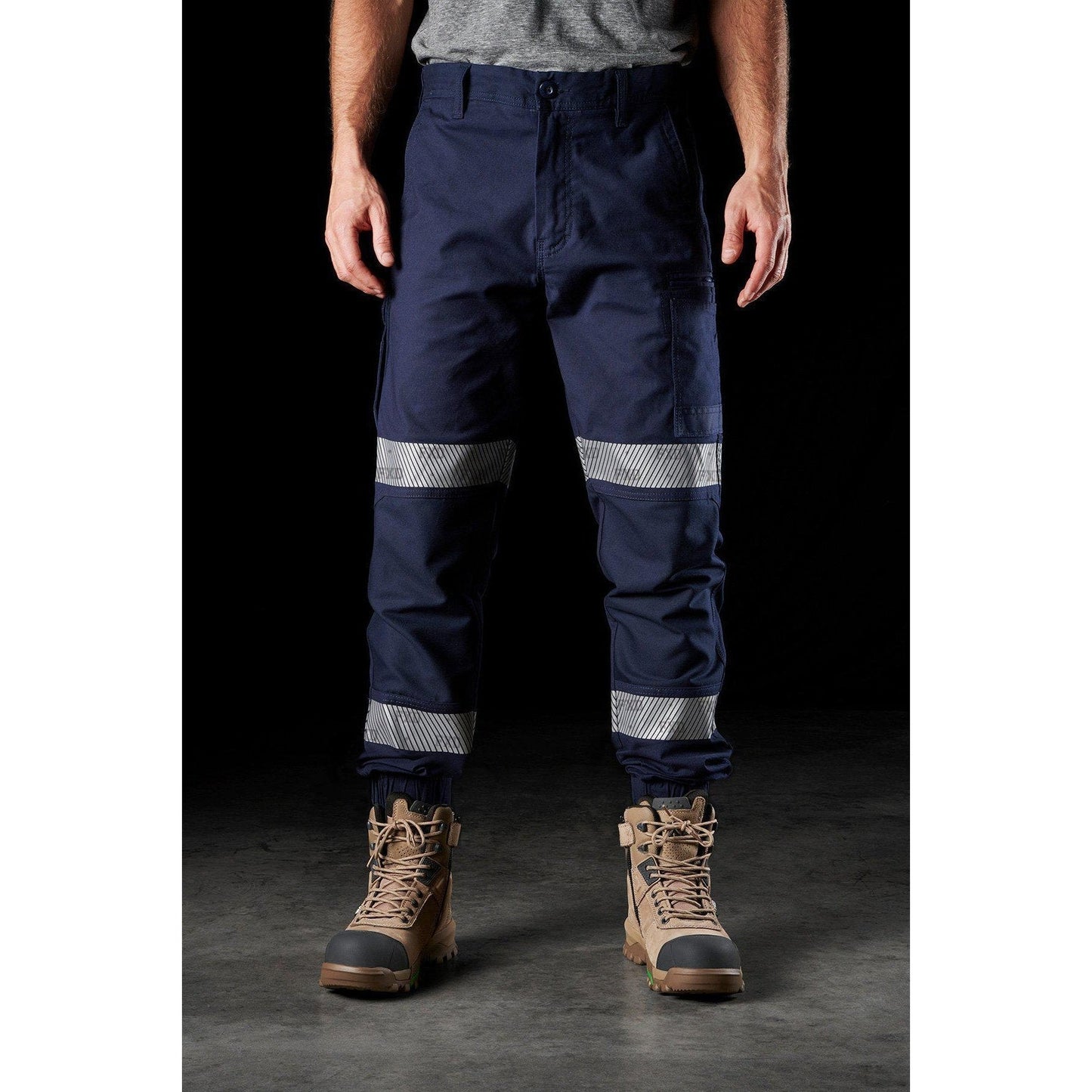 FXD Mens Taped Stretch Cuffed Work Pants - WP-4T-The Boot Shed