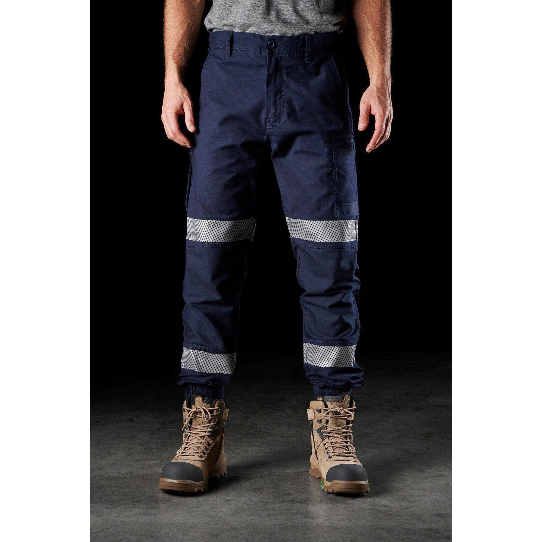 FXD Mens Taped Stretch Cuffed Work Pants - WP-4T-The Boot Shed