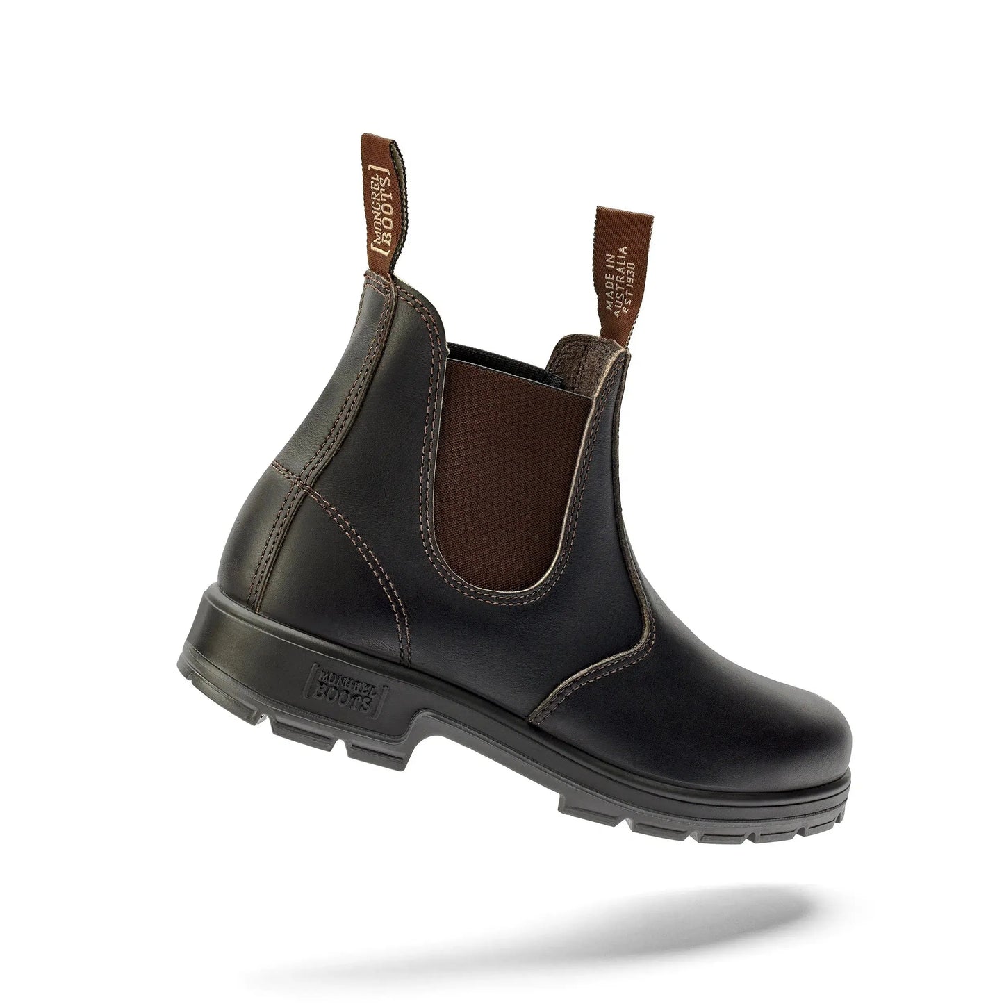 Mongrel K91030 - Claret Oil Kip K9 Elastic Sided Boot-Queensland Workwear Supplies