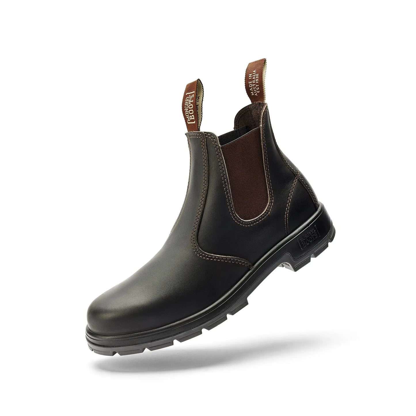 Mongrel K91030 - Claret Oil Kip K9 Elastic Sided Boot-Queensland Workwear Supplies