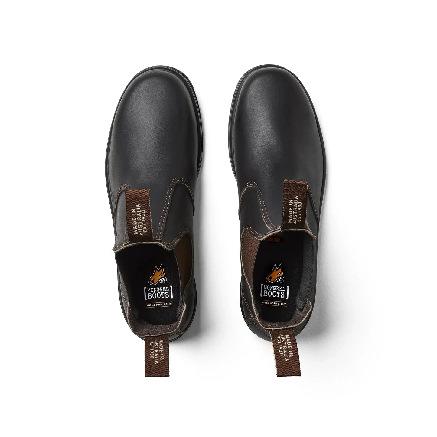 Mongrel K91030 - Claret Oil Kip K9 Elastic Sided Boot-Queensland Workwear Supplies