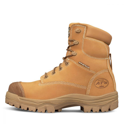 Oliver 150mm Wheat Zip Sided Boot - 45-632Z-Queensland Workwear Supplies