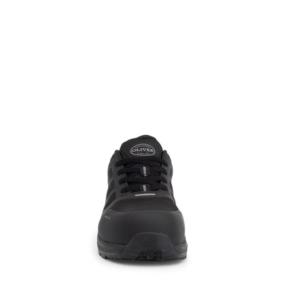 Oliver Black Lace Up Jogger Shoe - 40815-Queensland Workwear Supplies