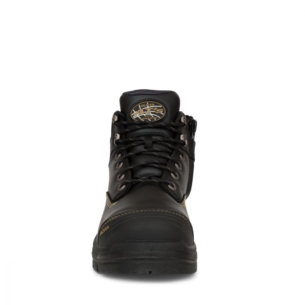 Oliver Left Zip 130mm Black Boot - 55-340Z-DNC Shop