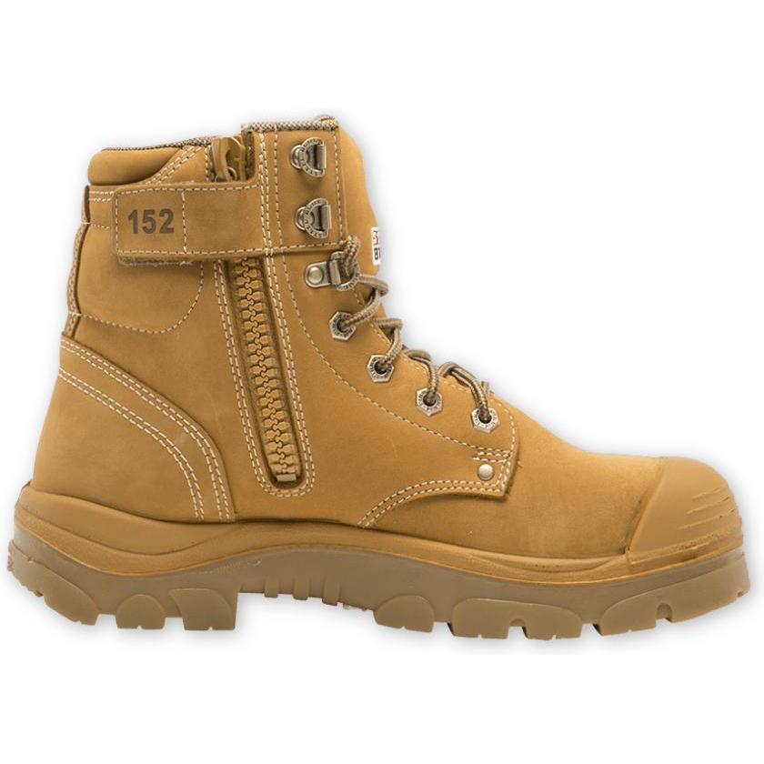 Steel Blue Argyle Zip Sided TPU/Bump Cap Boot - 332152-Queensland Workwear Supplies