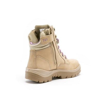 Steel Blue Womens Southern Cross Zip Sided Nitrile Boot - 522761-Queensland Workwear Supplies