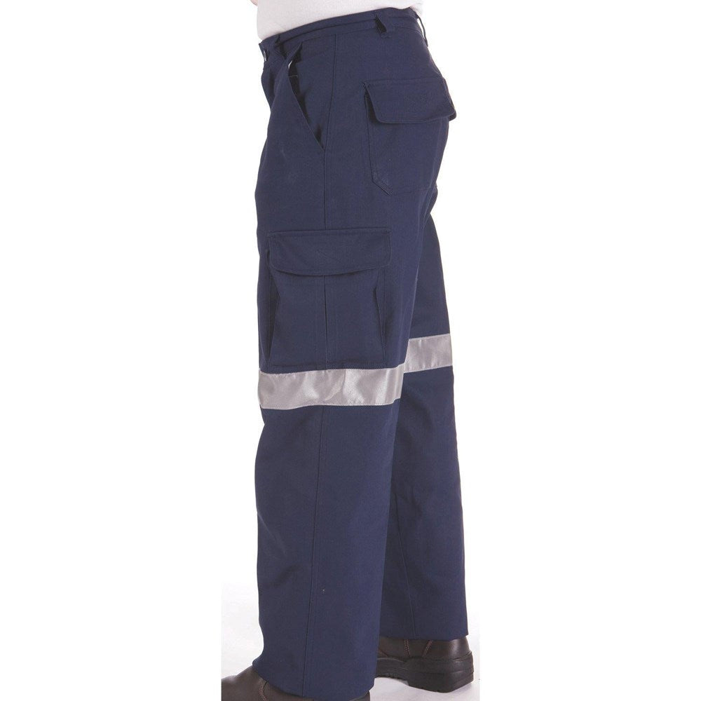 DNC Cotton Drill Cargo Pants R/Tape - 3319 - DNC Workwear Shop