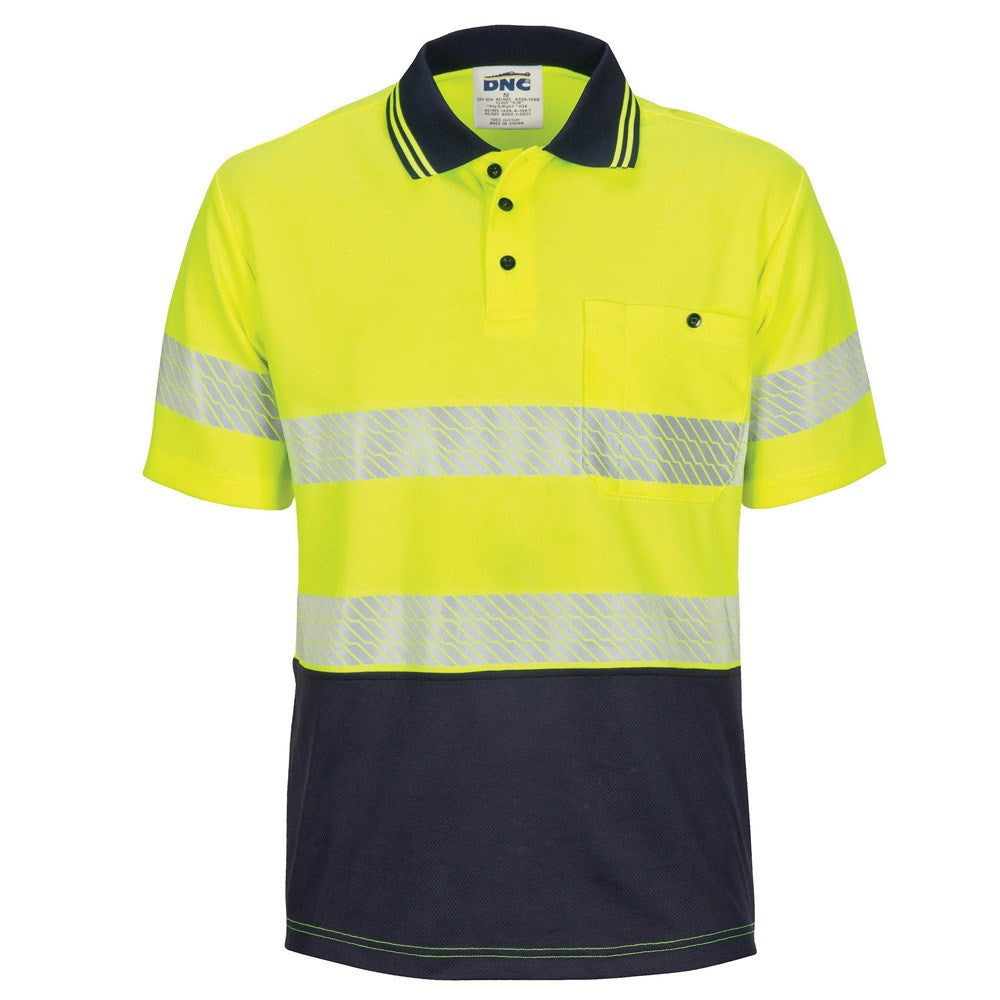 DNC SegmentTaped Micromesh Polo S/S - 3511 - DNC Workwear Shop