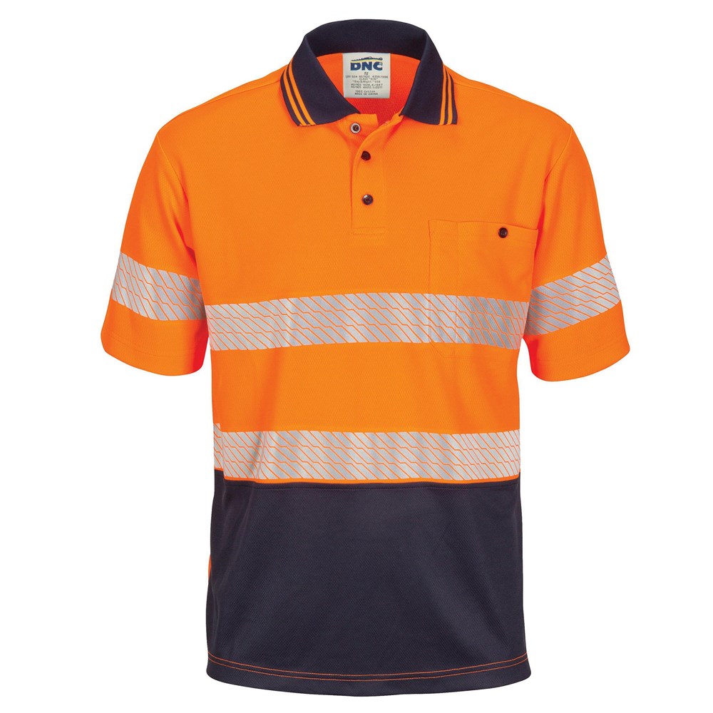 DNC SegmentTaped Micromesh Polo S/S - 3511 - DNC Workwear Shop