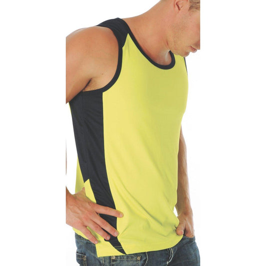 DNC HiVis Action Micromesh Singlet - 3842 - DNC Workwear Shop