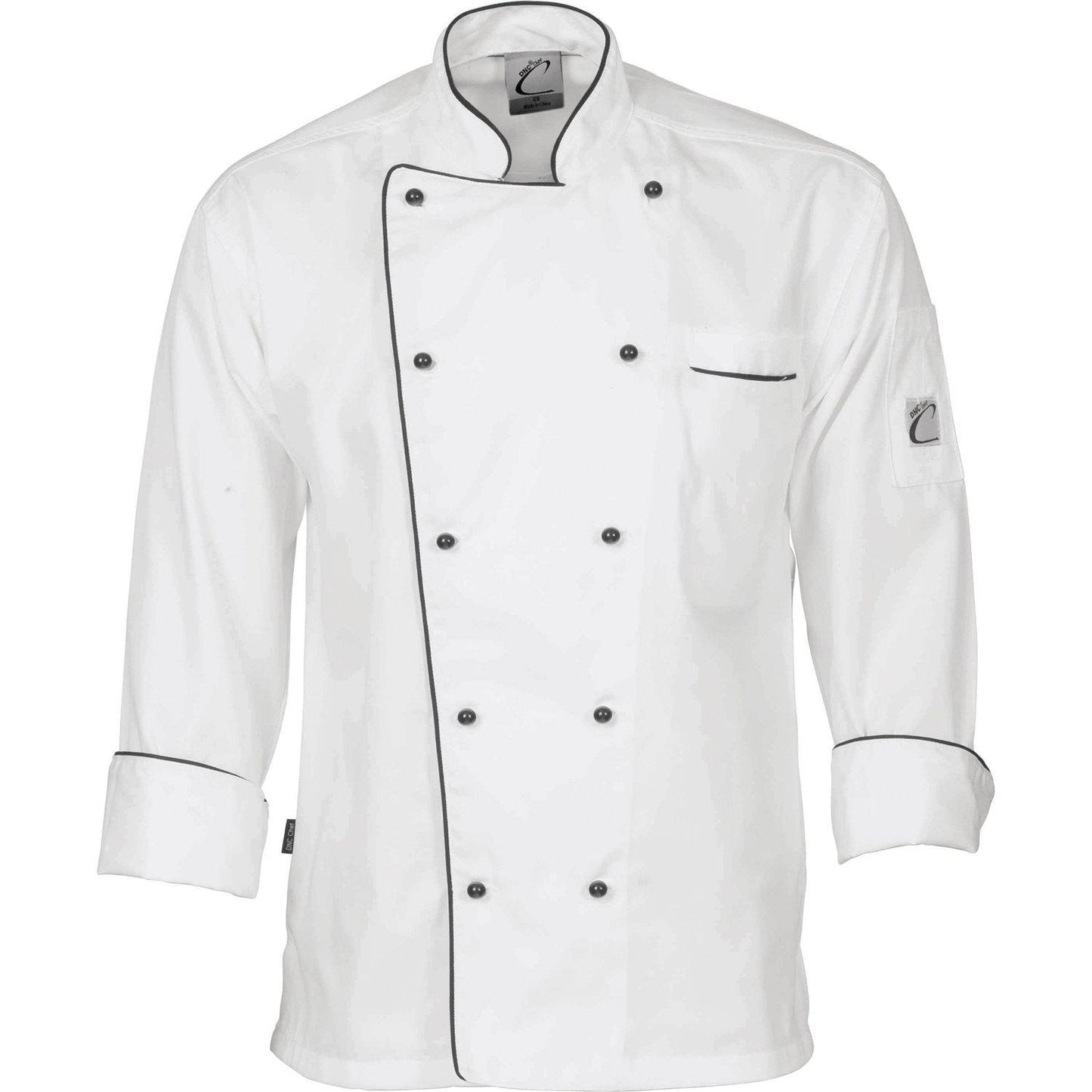 DNC Classic Chef Long Sleeve Jacket - 1112 - DNC Workwear Shop