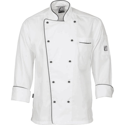 DNC Classic Chef Long Sleeve Jacket - 1112 - DNC Workwear Shop