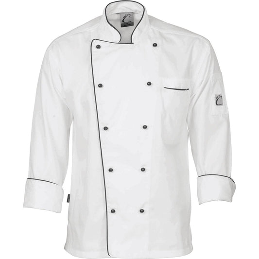 DNC Classic Chef Long Sleeve Jacket - 1112 - DNC Workwear Shop