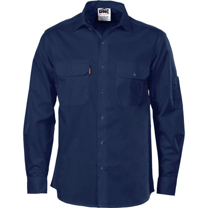 DNC Cool-Breeze Long Sleeve Work Shirt - 3208 - DNC Workwear Shop