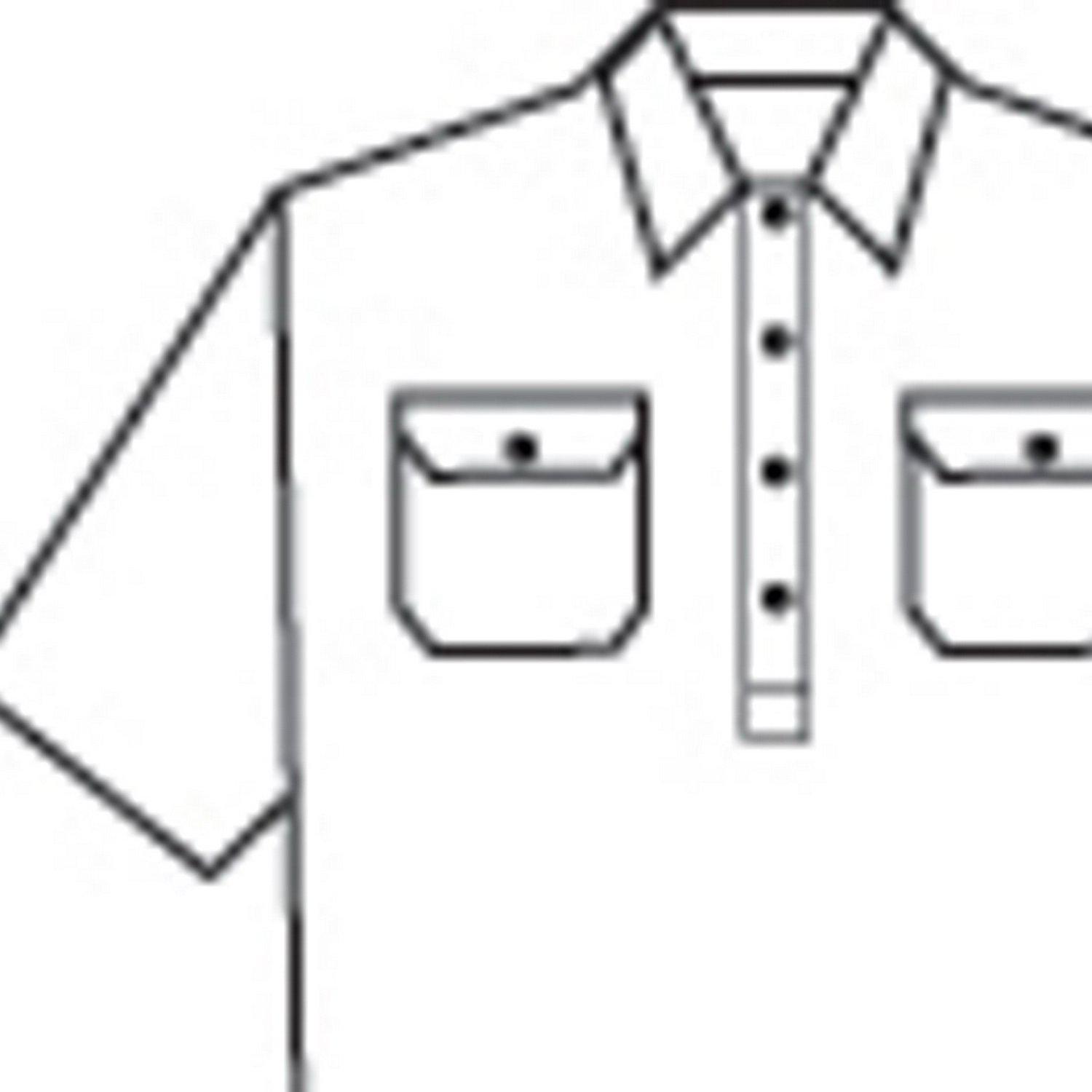 DNC Cotton Drill Closed Front Short Sleeve Work Shirt - 3203 - DNC Workwear Shop