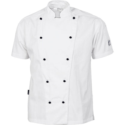 DNC Cotton Short Sleeve Chef Jacket - 1103 - DNC Workwear Shop