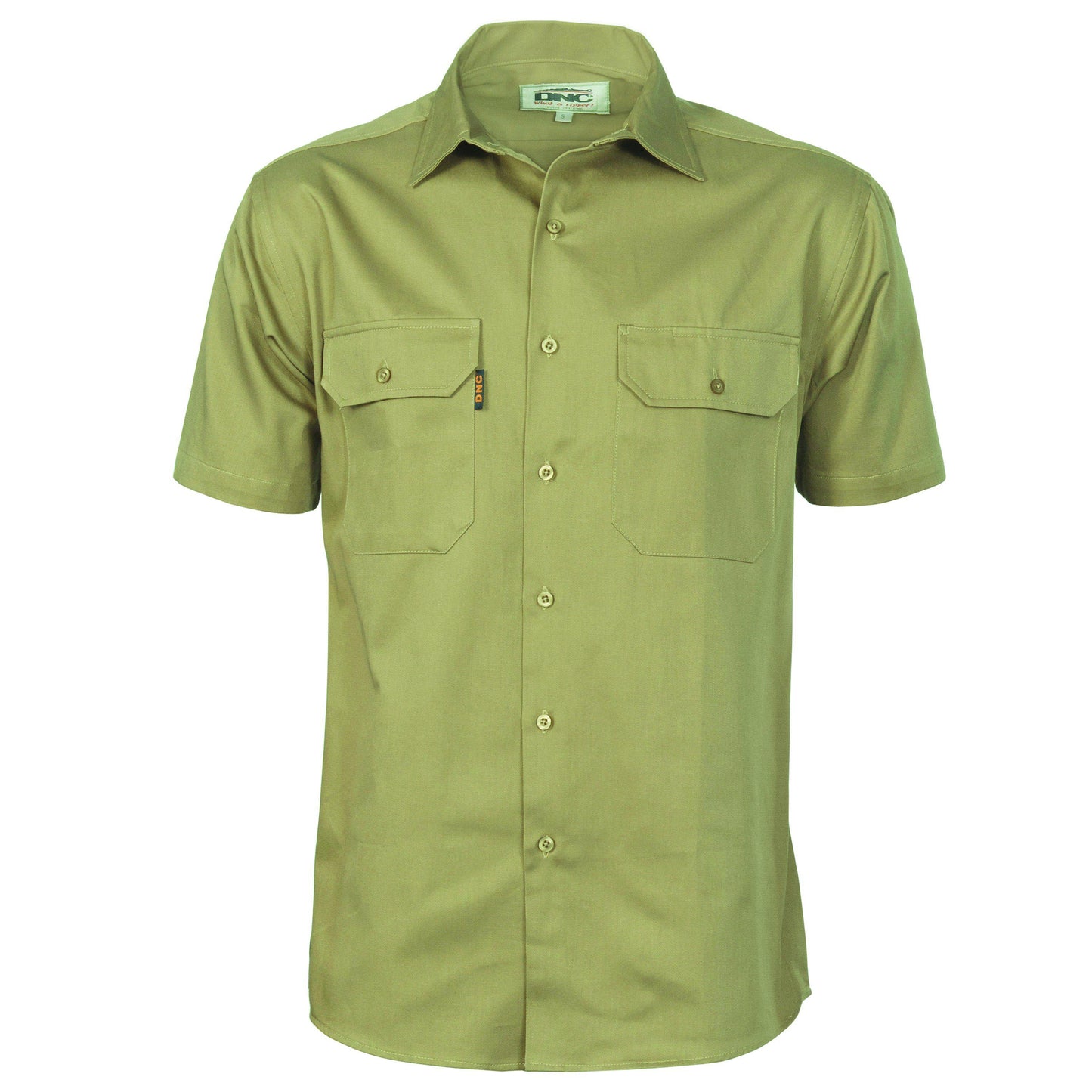 DNC Cotton Short Sleeve Drill Work Shirt - 3201 - DNC Workwear Shop