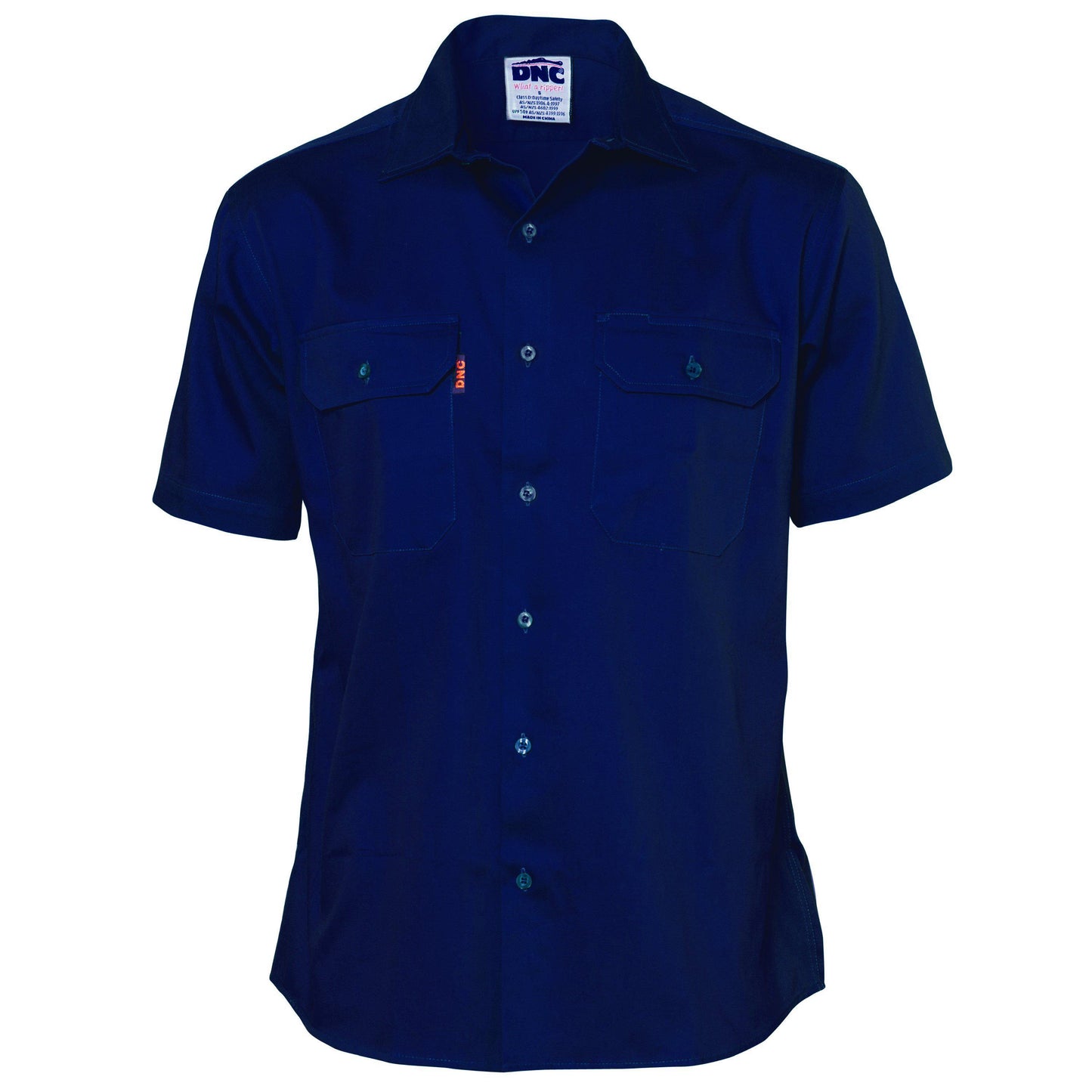 DNC Cotton Short Sleeve Drill Work Shirt - 3201 - DNC Workwear Shop