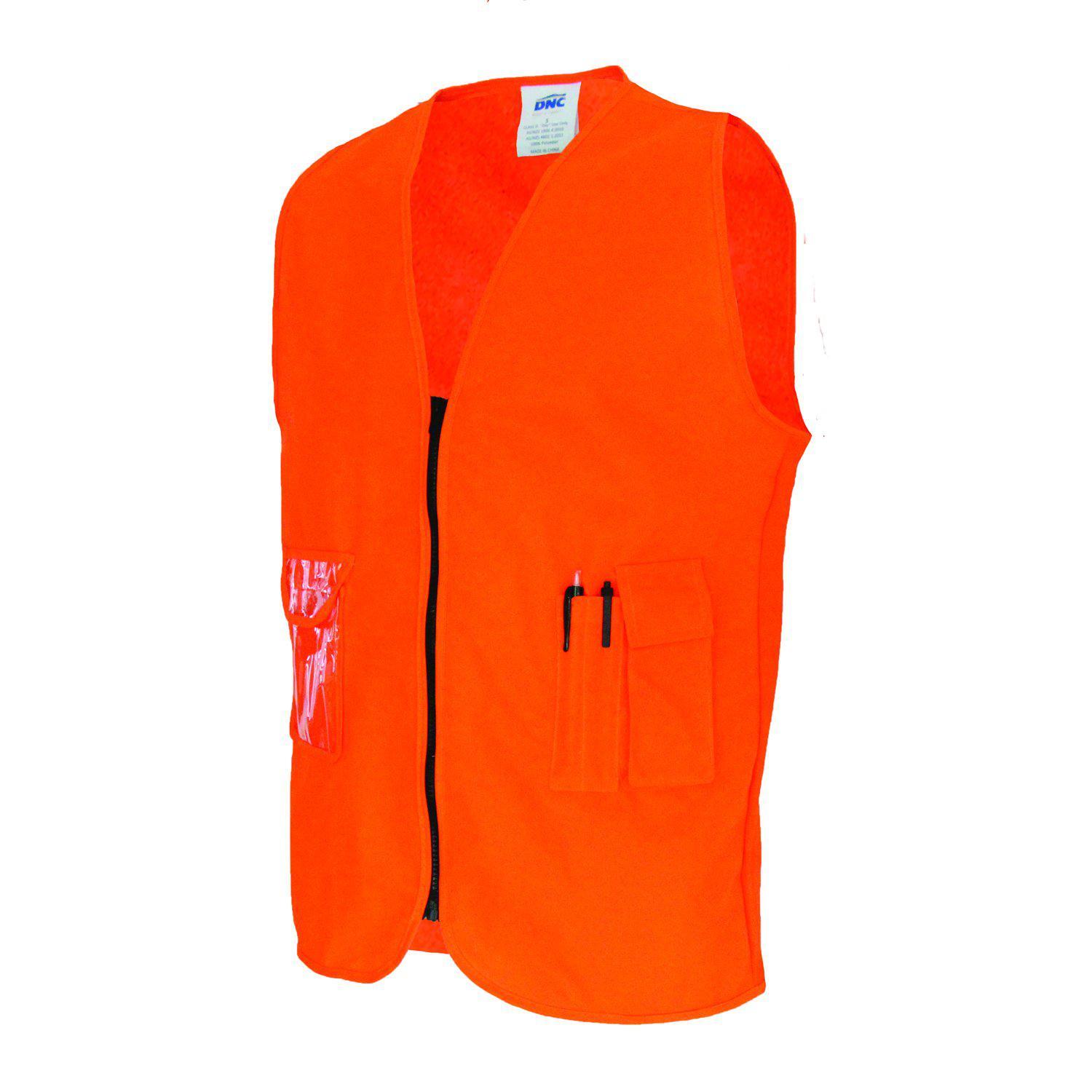 DNC Day Safety Vest With ID Pocket - 3806 - DNC Workwear Shop