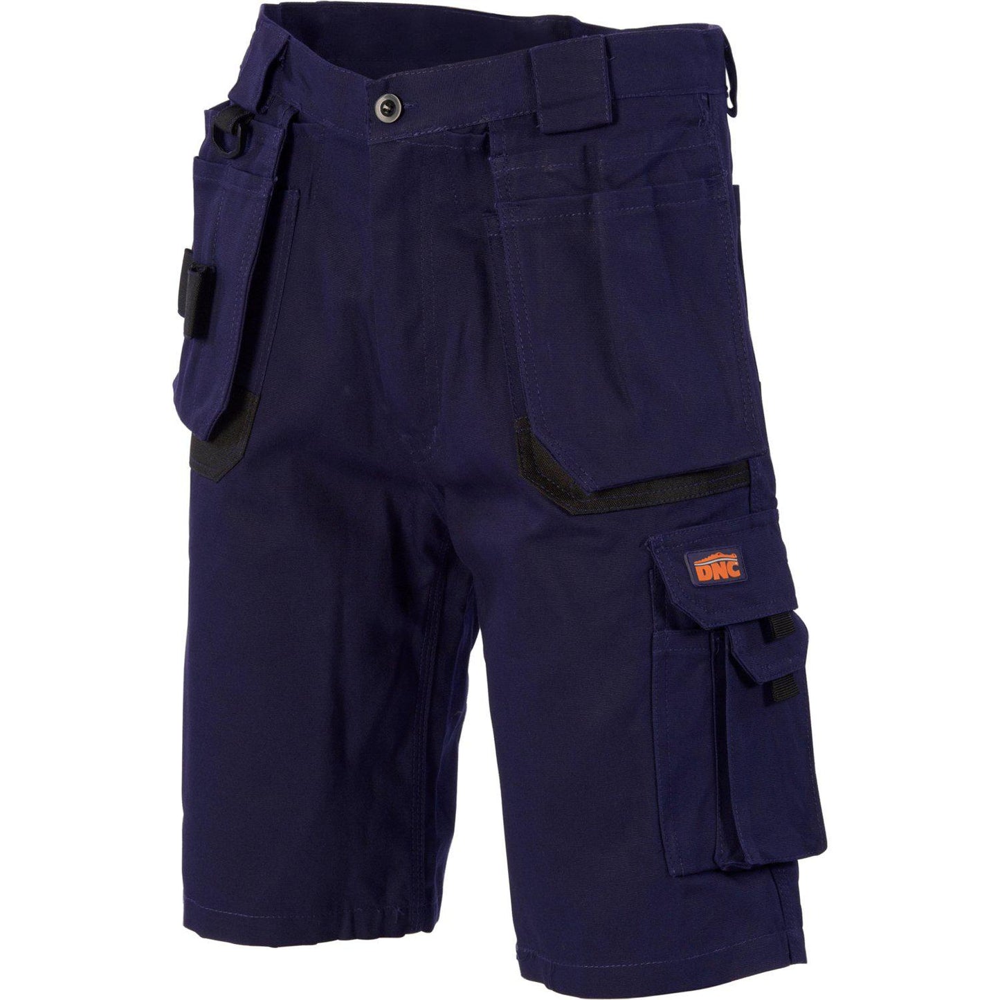 DNC Duratex Cotton Duck Weave Tradies Cargo Shorts With Twin Holster Tool Pockets - 3336 - DNC Workwear Shop